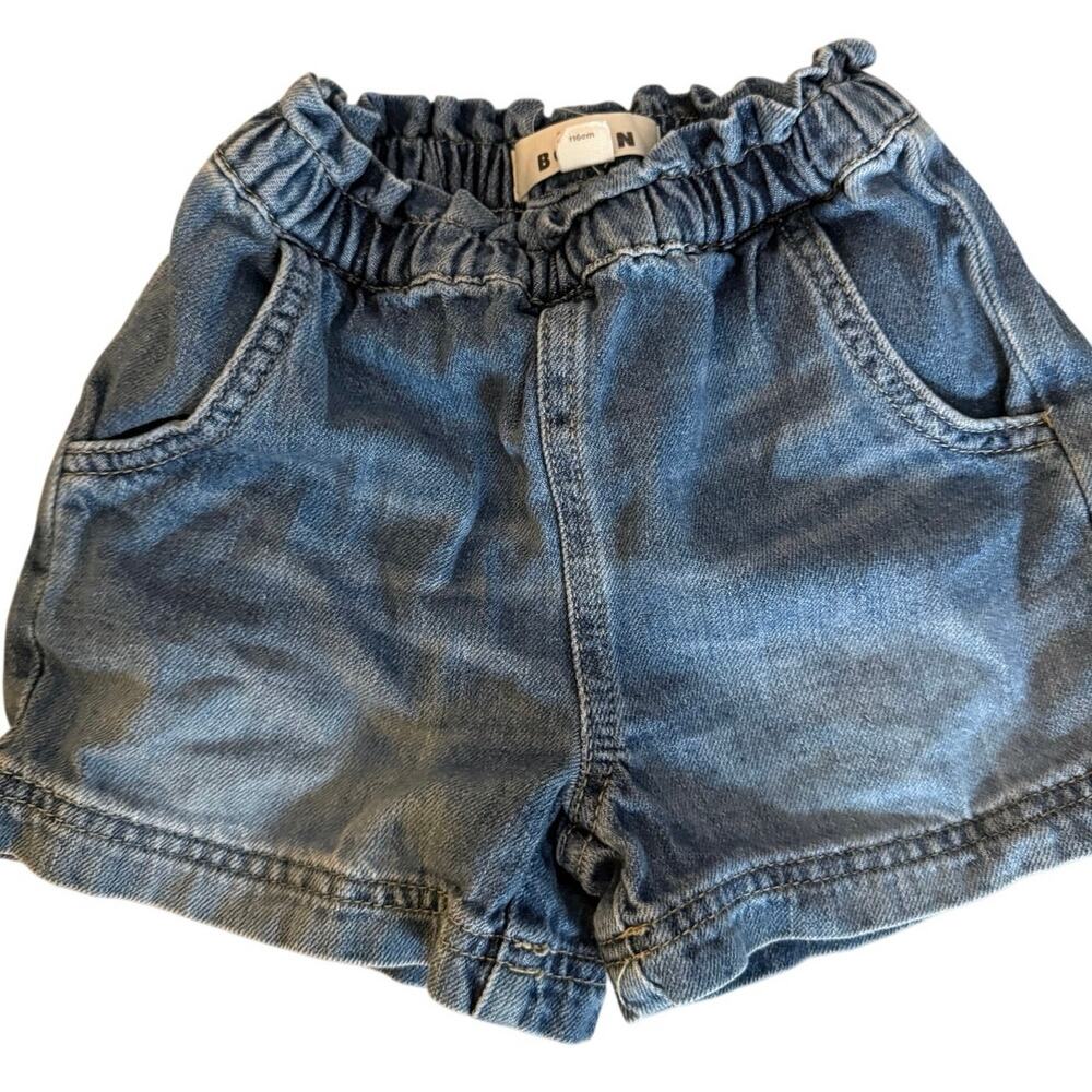 Mini Boden Jean Shorts size 6-7